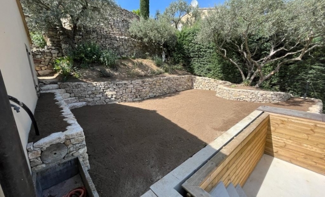 Aménagement de jardin, Saint-Saturnin-lès-Apt, Poncet Travaux Verts