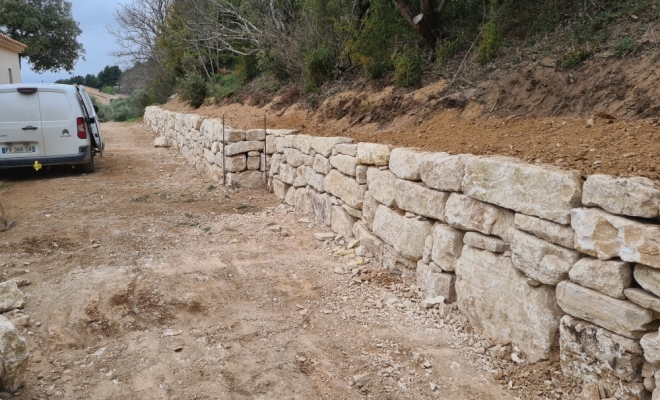 Maçonnerie paysagère, Saint-Saturnin-lès-Apt, Poncet Travaux Verts