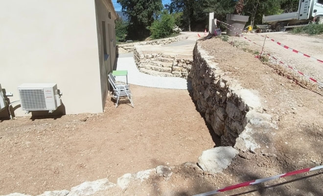 Maçonnerie paysagère, Saint-Saturnin-lès-Apt, Poncet Travaux Verts