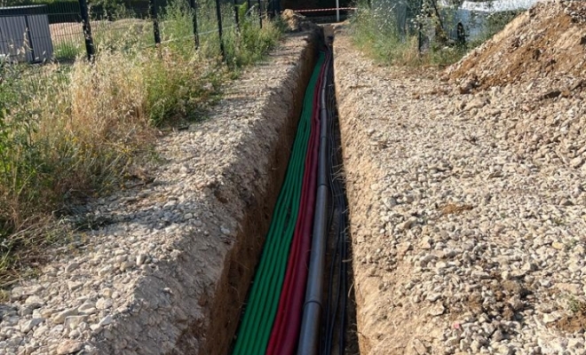 Réalisation de Réseau, Saint-Saturnin-lès-Apt, Poncet Travaux Verts