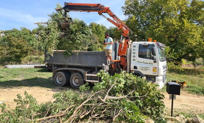 Travaux de déblaiement, Saint-Saturnin-lès-Apt, Poncet Travaux Verts