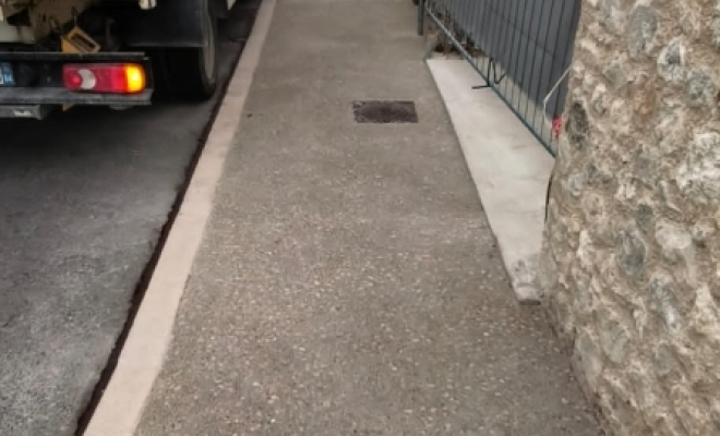 Remise en Etat accès trottoir St Saturnin les Apt, Saint-Saturnin-lès-Apt, Poncet Travaux Verts