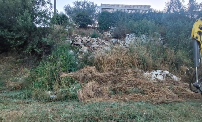 Reconstitution d'un accès maison avec murs de soutènements suite à un éboulement., Saint-Saturnin-lès-Apt, Poncet Travaux Verts